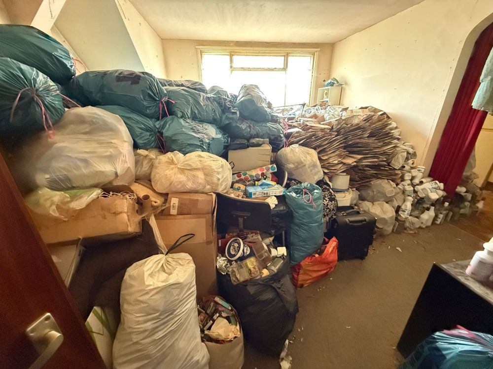 Avant : logement fortement encombré, infestation de rongeurs